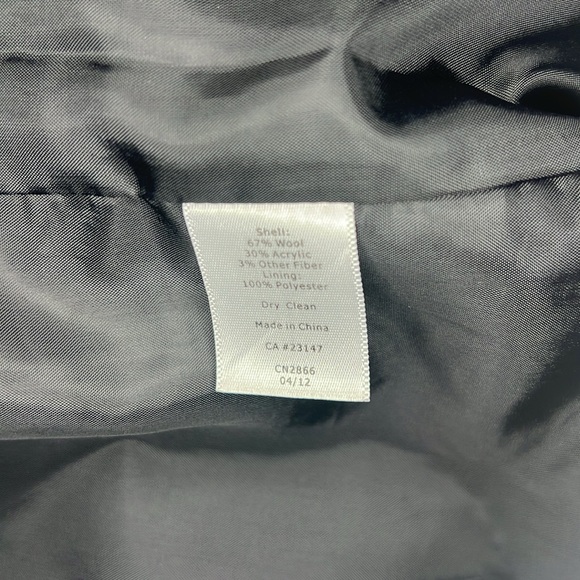 Talbots Petite Sz 10p plaid tweed wool blend fully lined pencil skirt ￼ - Picture 5 of 7